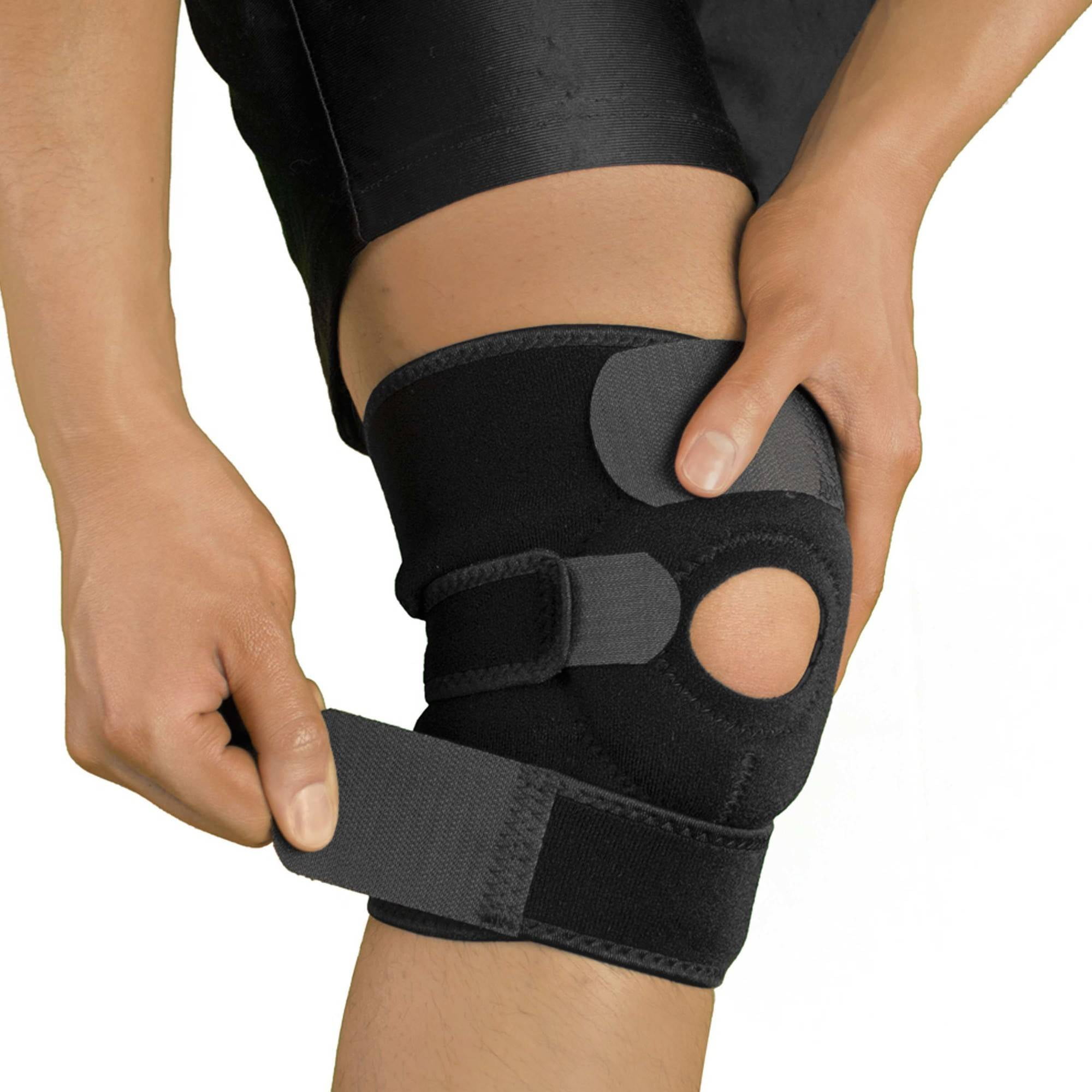 Bracoo Knee Support, Open-Patella Stabilizer With Adjustable Strapping ...