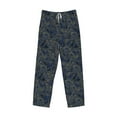 thumbnail image 4 of Easygdp Golden Peonies Men's Pajama Pant, Sleep Elastic Waistband Lounge Pants - X-Large, 4 of 9