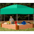 thumbnail image 7 of Frame It All 84in. X 96in. X 37in. Telescoping Hexagon Sandbox Canopy & Cover, 7 of 7