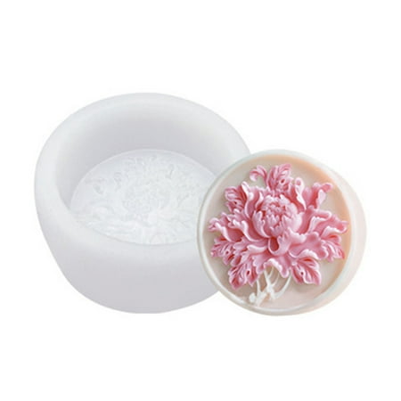 

Silicone Material Chinese Mid-Autumn Flower Shapes Design Mooncake Mold for Kids