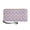 Bunny Carrot Pattern, variant on Colorful Mushrooms Long Purse for Travel Shopping, Zipper Passport Travel Wallet PU Leather Zip Around Women's Wallets