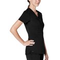 thumbnail image 3 of Adar Pro Scrubs For Women - Tailored Peplum Scrub Top, 3 of 7