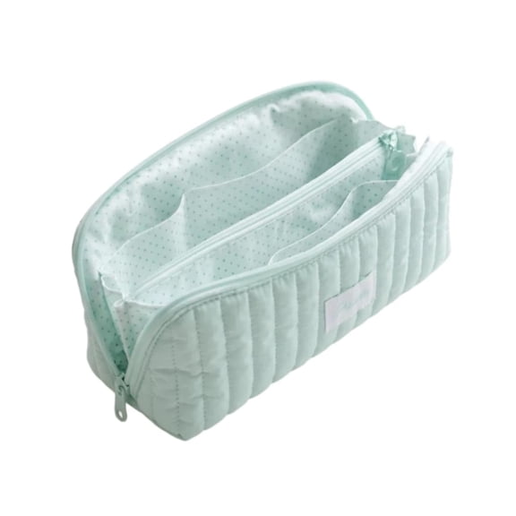 Teal Pencil Pouch Shell Shape Large Capacity Desk Organizer for Office Crafts Travel