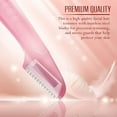 thumbnail image 5 of Nylea Eyebrow Razor Trimmer [Extra Precision] Disposable Facial Hair Shaper Remover, Dermaplaning Dermaplane Shaving Tool - Facial Shave Shaver with Precision Cover for Men & Women (24 Pack), 5 of 7