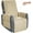 Beige, variant on 30inch Recliner Slipcovers Waterproof Sofa Cover Recliner Chair Cover Quilting Craft Anti-slip Suitable For Pets Indoor Bedroom Office Living Room Home Décor,Ivory