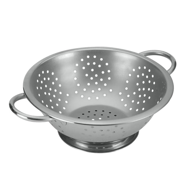 Coladera Metaltex 690702 Blanca de 24 cm con Patas