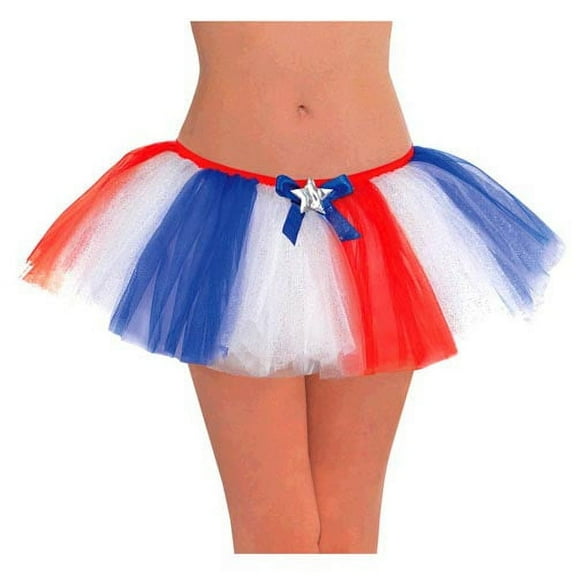 Amscan Adult Tulle Tutu Skirt Patriotic 1 Pc.