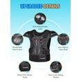thumbnail image 4 of Juego de equipo de moto de cross para niños, 5 piezas de traje de armadura de motocicleta para niños, equipo de protección de motocross juvenil para niños niñas de 4 a 12 años, protector de pecho con, 4 of 7