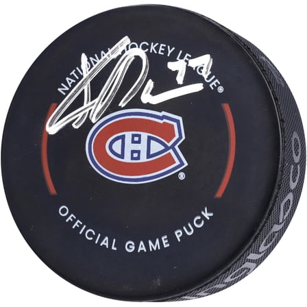 Kirby Dach Montreal Canadiens Autographed Official Game Puck - Fanatics Authentic Certified