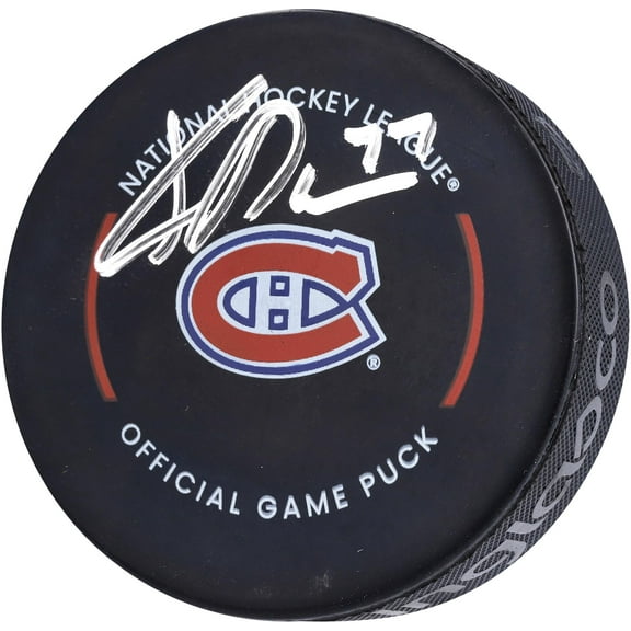 Kirby Dach Montreal Canadiens Autographed Official Game Puck - Fanatics Authentic Certified