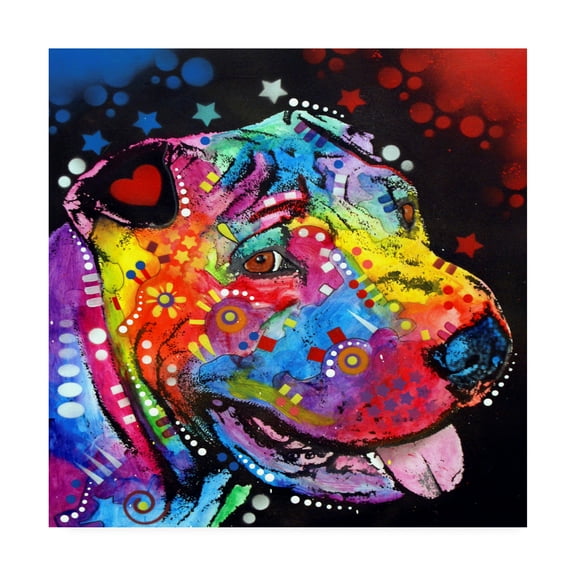 Trademark Fine Art 'Shar Pei' Canvas Art by Dean Russo