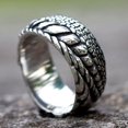 thumbnail image 2 of Dragon Ring Cool Party Aninmal Jewelry Handmade Silver Dragon Rings for Men Gift (12), 2 of 6