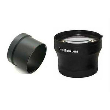 Tele TelePhoto Lens + Tube bundle for Canon Powershot G10, Canon G11, Canon G12 Digital (Best Tele Lens For Canon)