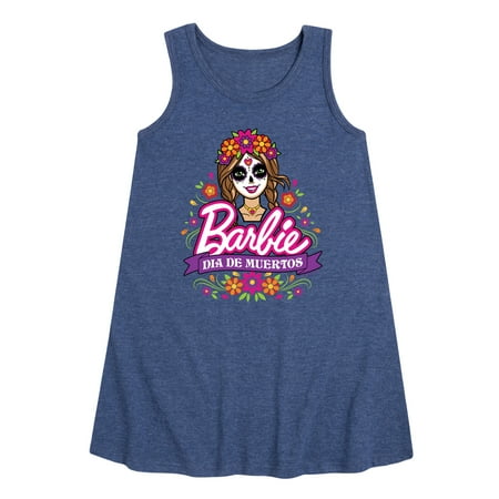 

Barbie - Dia De Muertos - Toddler and Youth Girls A-line Dress