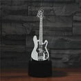 thumbnail image 5 of YSTIAN 3D Guitar Remote Control 16 Color Night Lights Illusion Acrylic LED Table Bedside Lamp, 5 of 8