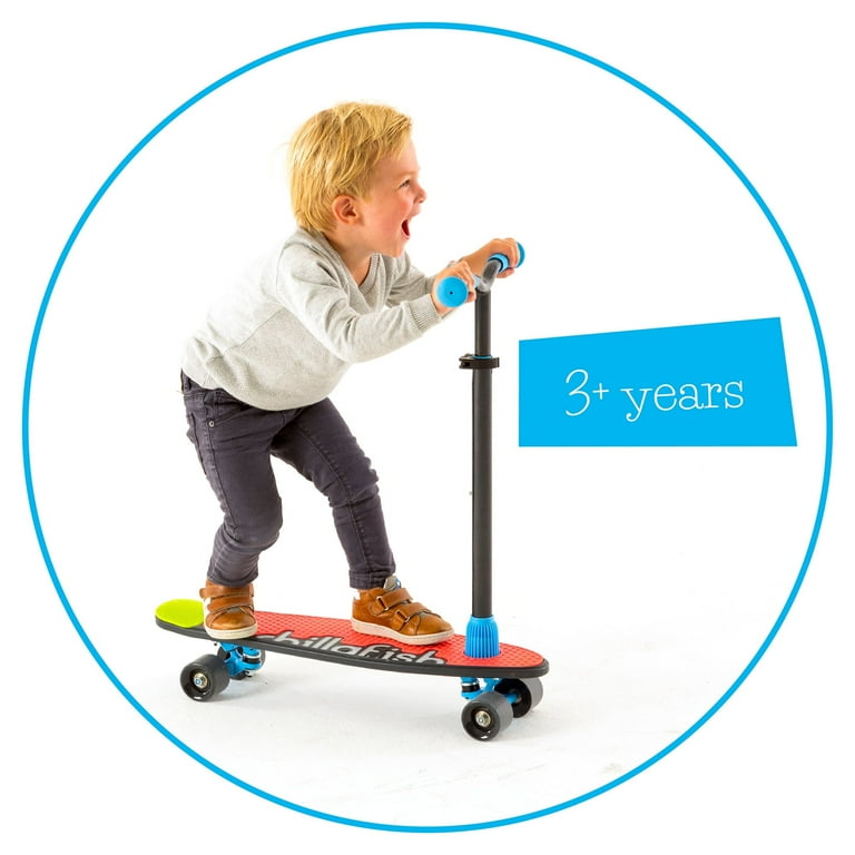 Chillafish Skatieskootie, Beginner Skateboard Trainer or Scooter