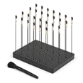 thumbnail image 1 of Base de Support de Peinture de Modèle (19 x 14 Trous) et 27PCS Alligator Clip Bâtons Fixés Outils de Modélisation pour Spra Aérographe, 1 of 7
