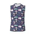 thumbnail image 6 of Lsque Bamboo Panda Print Men's Cotton Blend Sleeveless Muscle Shirts (S-3XL)- Moisture Wicking, Odor Protection, UPF 30+,XX-Large, 6 of 8