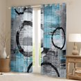 thumbnail image 2 of Feelyou Vintage Art Circle Curtains (2, 52x84), Kids Abstract Geometric, 2 of 6