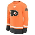 thumbnail image 2 of Men's Fanatics  Orange Philadelphia Flyers Vintage High Point Long Sleeve T-Shirt, 2 of 3
