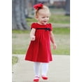 thumbnail image 4 of Baby Emporio Baby & Toddler girl tights leggings with Mary Jane shoe look-cotton-comfort waist-12-24 Months - CLASSIC RED, 4 of 8