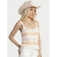 thumbnail image 2 of Jessica Simpson Women's Gilda Pointelle Tank Top, Sizes XS-XL, 2 of 6