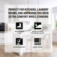 thumbnail image 6 of Mainstays Kitchen Anti-Fatigue Comfort Mate D Mat Papyrus Beige Fleck, 20”x 39”, 6 of 10
