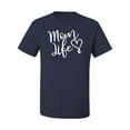 thumbnail image 2 of Mom Life Best Mom Mother's Day Gift Blessed Family Kids | Mens Mother's Day Graphic T-Shirt, Navy, Large, 2 of 4