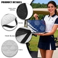 thumbnail image 6 of SEANATIVE Golf Cart Seat Cover, Universal for 2-Seater Club Car DS/Precedent, Portable Lightweight Club Car Bench Seat Covers with 4 Storage Pockets, Love to Golf Ball Pattern, 6 of 7