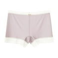 thumbnail image 2 of Swuxness Women's Seamless Boyshorts Panties Plus Size Solid Color Breathable Soft Comfortable Everyday Wear High Waisted Stretch Panties, 2 of 4