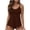 *Red, variant on Women's Round Neck Flowy Tankini Swimsuit, 2-Piece Modest Swimwear with Flared Hem Top and Bottom, Adjustable Strap Bathing Suit Black,Women's Plus XXL