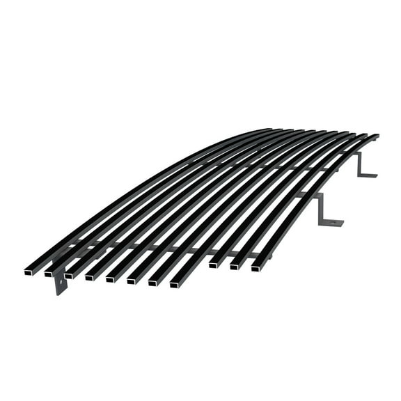 APS Premium Stainless Steel Black 8x6 Horizontal Billet Grille Insert Compatible with Ford Ranger 2001-2003 XL XLT 2WD Main Upper N19-J52358F