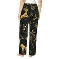 thumbnail image 3 of Bingfone Pajamas For Women,Christmas Gold Deers1 Pajama Pants With Pockets-Xx-Large, 3 of 9