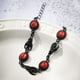 thumbnail image 2 of Collar gótico con forma de Y y gota de sangre, colgante de lágrima de cristal negro y rojo, joyería de Halloween para cosplay para mujer, 2 of 5