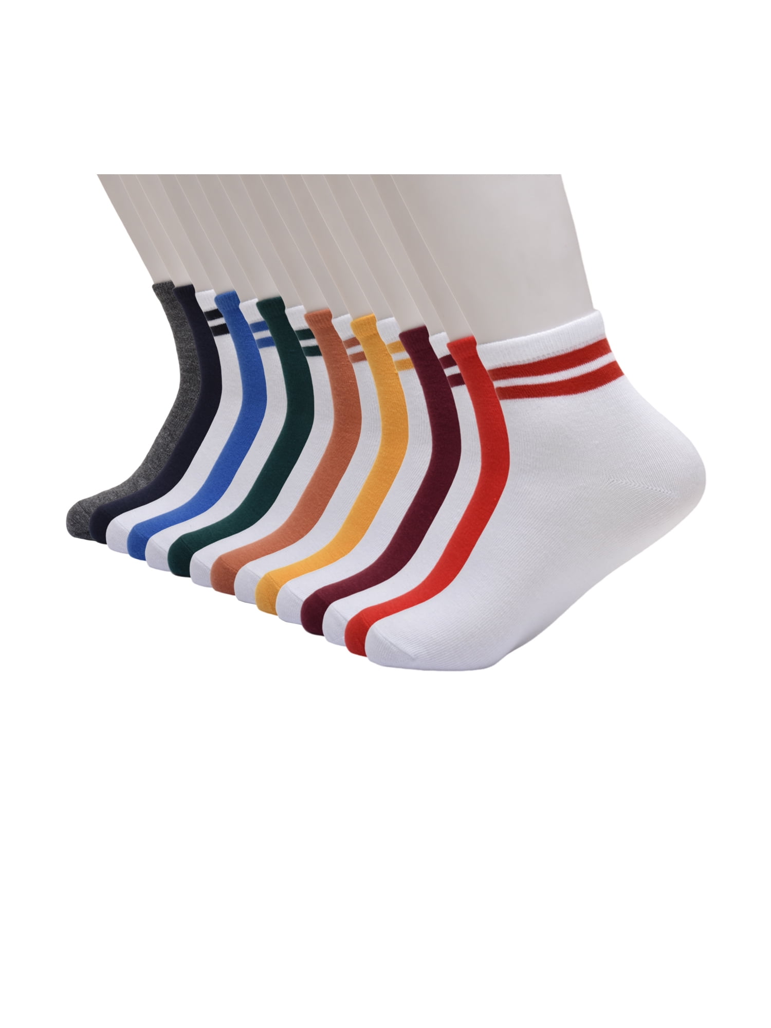 Wonder Nation Boys Mid Crew Socks, 15-pack, Size Large (Shoe Size 3-9)