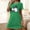 Green, variant on Sakmal Nightgowns Women Cute Halloween Sleepwear Short Sleeve Black Ghost Print Nightgowns for Women