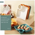 thumbnail image 2 of CRILSTYLEO 4Pcs Assorted Color Plastic Plates For Decorative And Practical Use In Home, 2 of 8