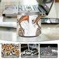 thumbnail image 6 of Yayeee Ashtray with Lid for Cigarette Smokeless Stainless Steel Home Ash Holder, Colorful Skeleton, 6 of 7