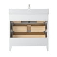 thumbnail image 6 of Vanity Art 36" Bathroom Vanity with Sink and Engineered Marble Top, Freestanding Storage Cabinet with 3 Drawers, 6 of 9