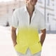 thumbnail image 2 of Camisas de Manga Larga para Hombres Moda Casual Impresión Cuello de Vuelta Blusa Transpirable para Diario Y de Negocios, 2 of 7