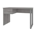 thumbnail image 1 of Bestar Solay 48W Small Table Desk w/ U-Shaped Metal Leg in platinum gray, 1 of 5