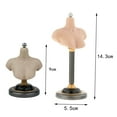thumbnail image 1 of pitrice 1/6 Male Female Bust Stand Half Bust Base Stand Platform PVC Model for Wigs Female D, 1 of 7