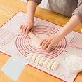 thumbnail image 1 of Silicone Mat Non Stick Baking Mat Fondant Mat Dough Rolling Mat round Mat Mat Plate Place Mats And Napkins Place Mates for Tables round Table Runners 36 Inches with Place Mats round Dinner Table Set, 1 of 4