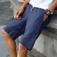 thumbnail image 3 of Pantalones cortos informales de verano para hombre, Bermudas de playa transpirables, estilo moderno, novedad, 3 of 4