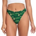 thumbnail image 1 of Fotbe St Patrick's Day9 Tanga Sin Costuras para Mujer con Estampado – Panties Invisibles, Transpirables y Cómodos para Uso Diario-Small, 1 of 6