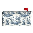 thumbnail image 3 of Fotbe Vintage Floral 1 Mailbox Covers Post Letter Box Cover Garden Decor Standard Size-21x18 in, 3 of 9