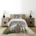 thumbnail image 4 of Ambesonne Evil Eye Quilted Bedspread Set 2 Pcs, Tree Anatolian Culture, Twin Size, Multicolor, 4 of 5