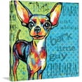 thumbnail image 2 of "Chihuahua II" Painting Print on Wrapped Canvas, 2 of 7