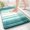 Keys-Sky Blue Piano, variant on Horizontal‑Stripe Rectangular Plush Bath Mat, Non‑Slip Soft Floor Mat for Bathroom Entry Decor-15.6 "W x 23.4" L (flocking)Keys-Butterfly Blue Piano