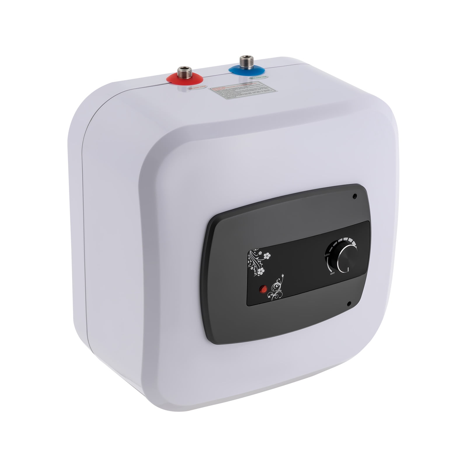 Aiqidi 4 Gal Mini Tank Water Heater, 110V 1500W Instant Electric Hot Water Heater IPX4 Under Sink Home Kitchen Bathroom Heating